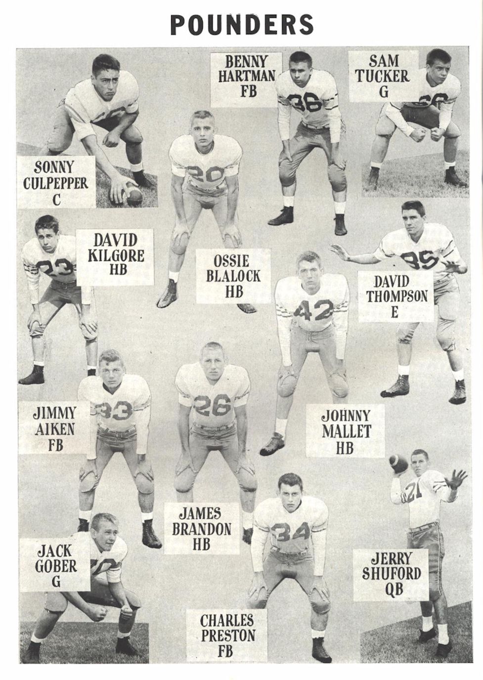 1958 Chattanooga Central High Football